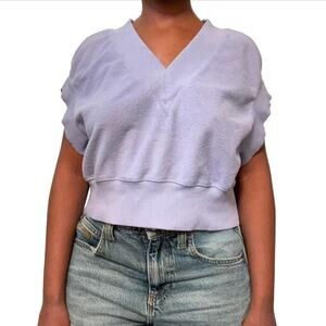 Nike Sportswear Collection Reverse French Terry Purple Vest, Medium